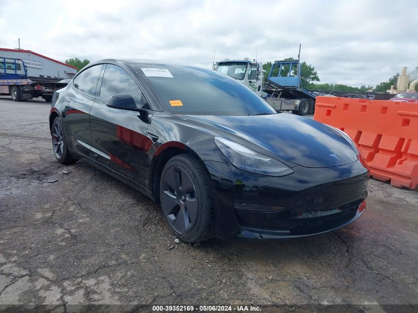 2022 TESLA MODEL 3 REAR-WHEEL DRIVE