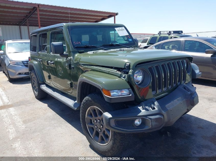 2021 JEEP WRANGLER UNLIMITED 80TH ANNIVERSARY 4X4