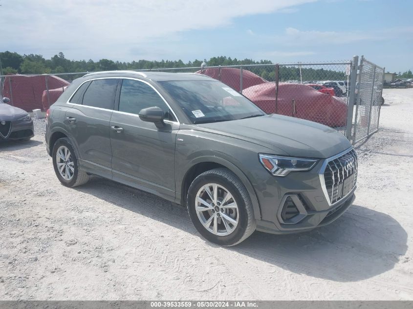 2023 AUDI Q3 PREMIUM 45 TFSI S LINE QUATTRO TIPTRONIC