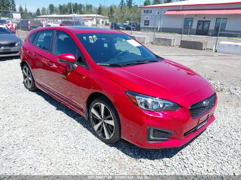 2019 SUBARU IMPREZA 2.0I SPORT