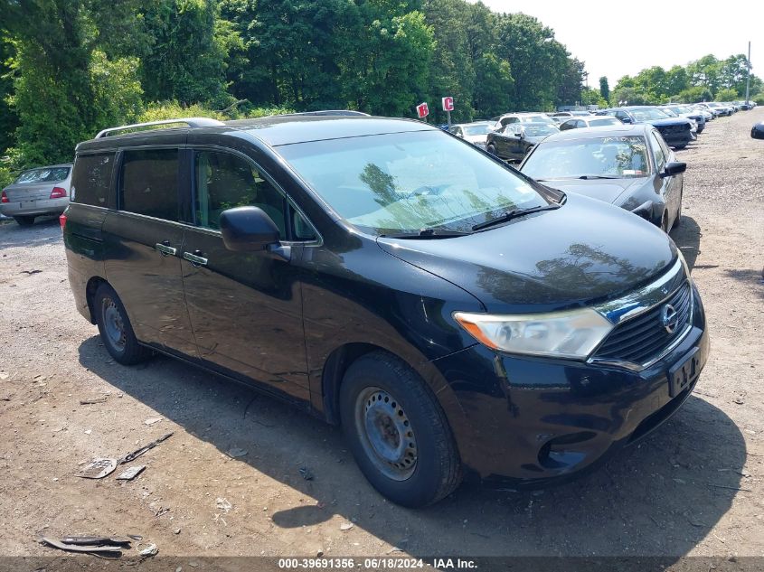 2012 NISSAN QUEST S