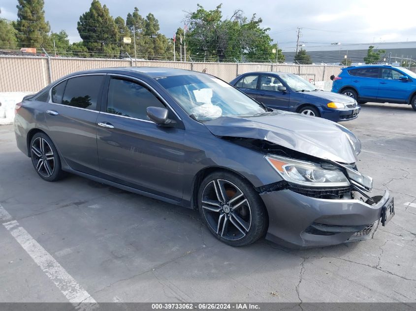 2017 HONDA ACCORD LX