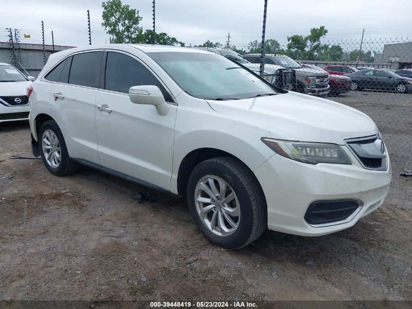 2016 ACURA RDX TECHNOLOGY   ACURAWATCH PLUS PACKAGES/TECHNOLOGY PACKAGE