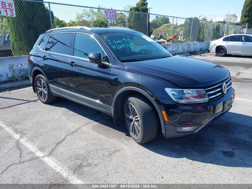 2018 VOLKSWAGEN TIGUAN 2.0T SE/2.0T SEL