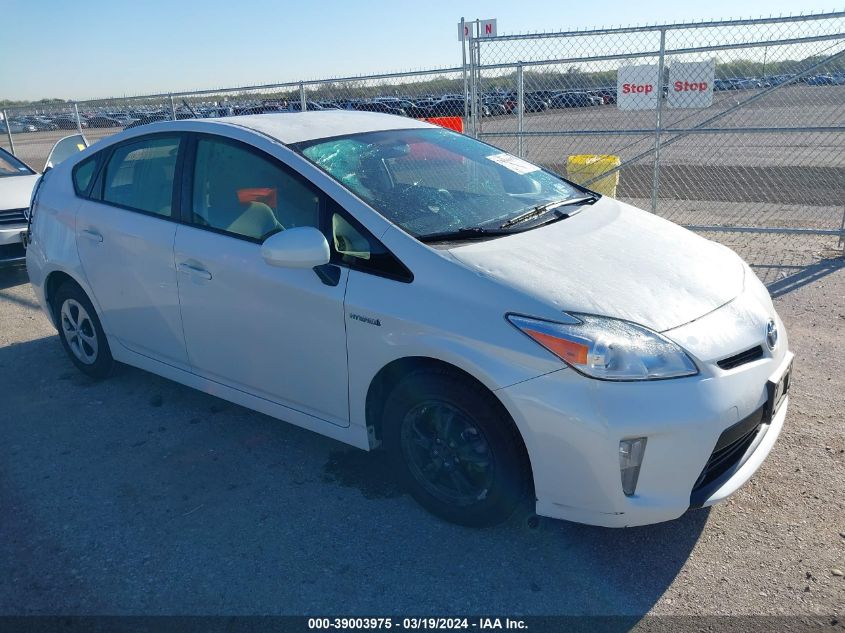 2012 TOYOTA PRIUS THREE