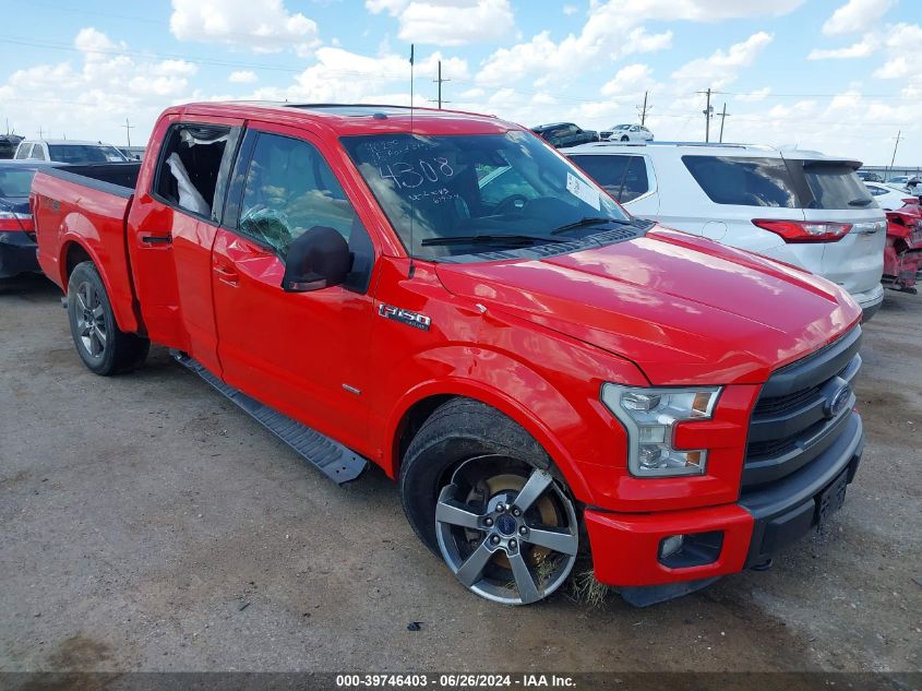 2015 FORD F150 SUPERCREW