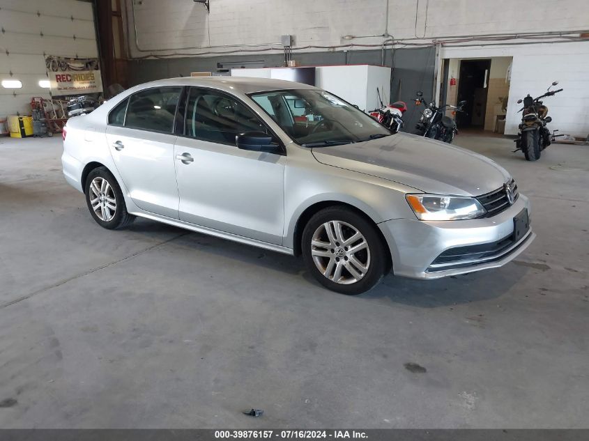 2015 VOLKSWAGEN JETTA 2.0L S