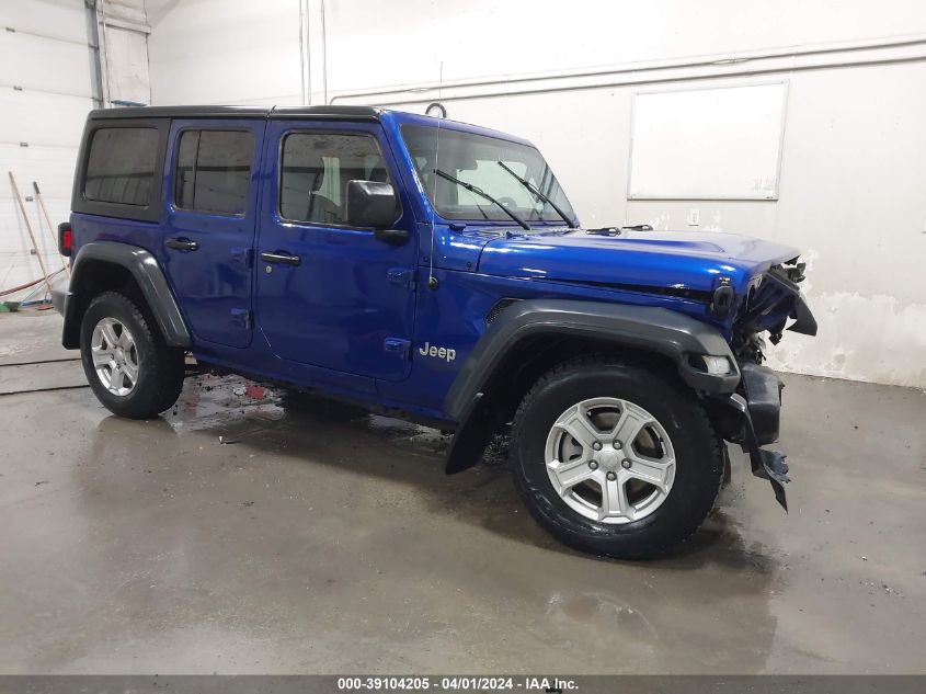 2018 JEEP WRANGLER UNLIMITED SPORT S 4X4