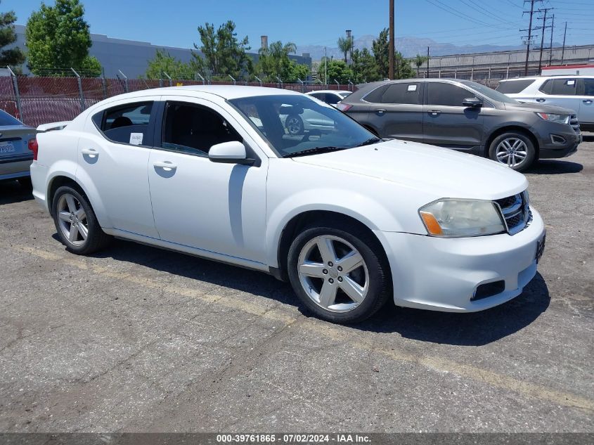 2013 DODGE AVENGER SXT