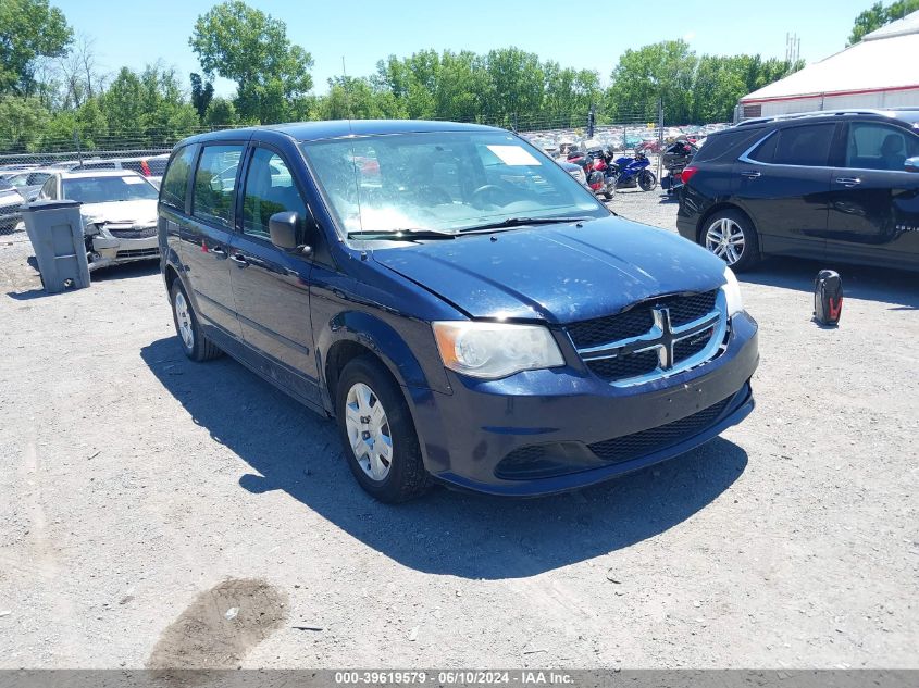 2013 DODGE GRAND CARAVAN SE