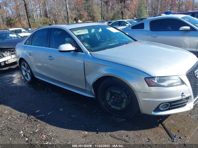 2012 AUDI A4 2.0T PREMIUM