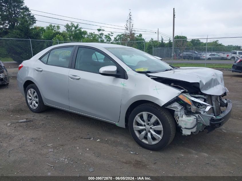 2015 TOYOTA COROLLA LE