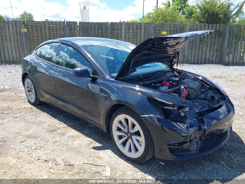 2021 TESLA MODEL 3 LONG RANGE DUAL MOTOR ALL-WHEEL DRIVE