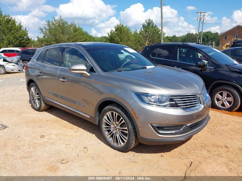 2016 LINCOLN MKX RESERVE