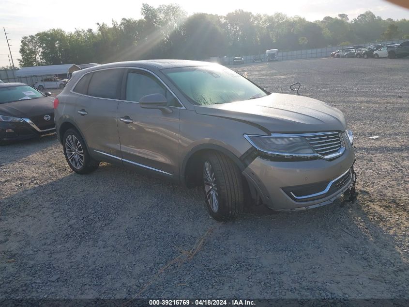 2017 LINCOLN MKX RESERVE