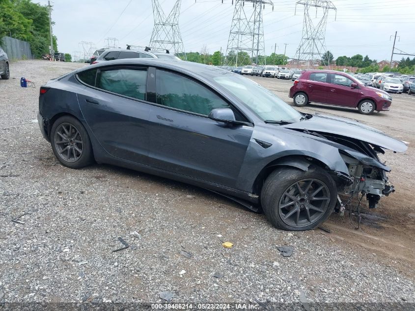 2021 TESLA MODEL 3 STANDARD RANGE PLUS REAR-WHEEL DRIVE