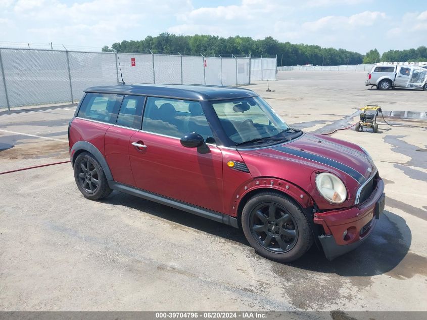 2010 MINI COOPER CLUBMAN BASE (M6)