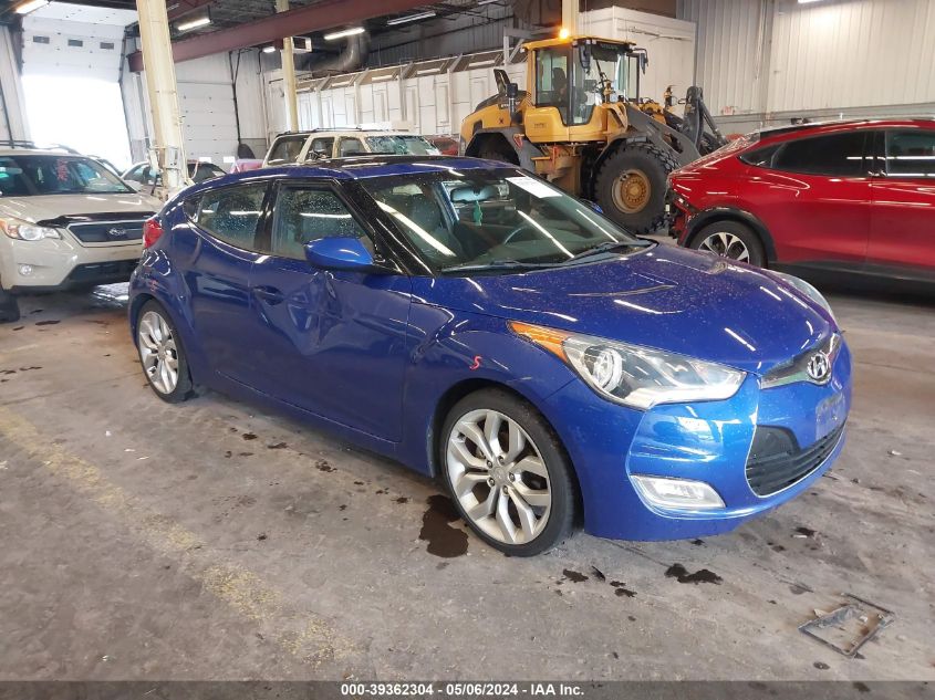 2012 HYUNDAI VELOSTER BASE W/BLACK