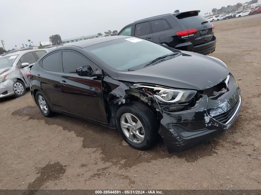 2014 HYUNDAI ELANTRA SE