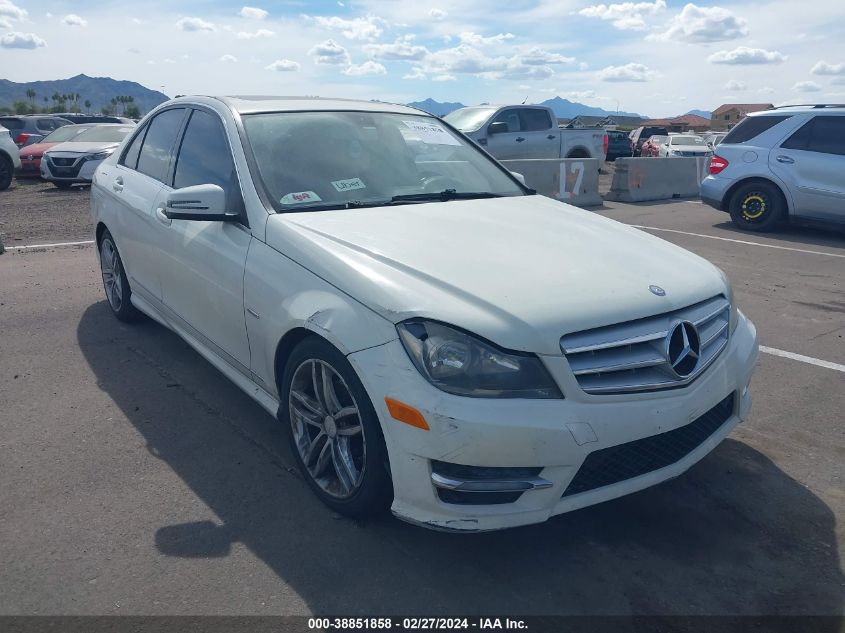 2012 MERCEDES-BENZ C 250 LUXURY/SPORT