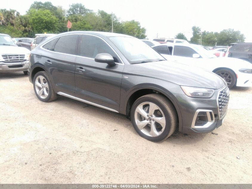 2022 AUDI Q5 SPORTBACK PREMIUM PLUS 45 TFSI S LINE QUATTRO S TRONIC