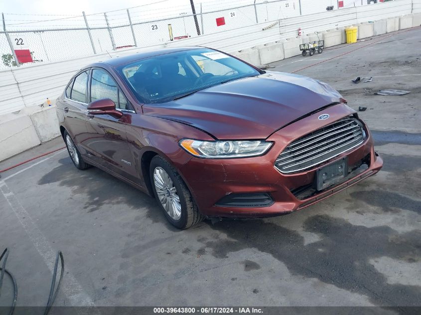 2016 FORD FUSION HYBRID SE