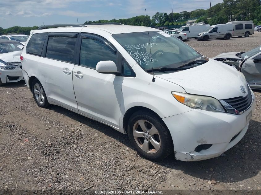 2012 TOYOTA SIENNA LE V6 8 PASSENGER