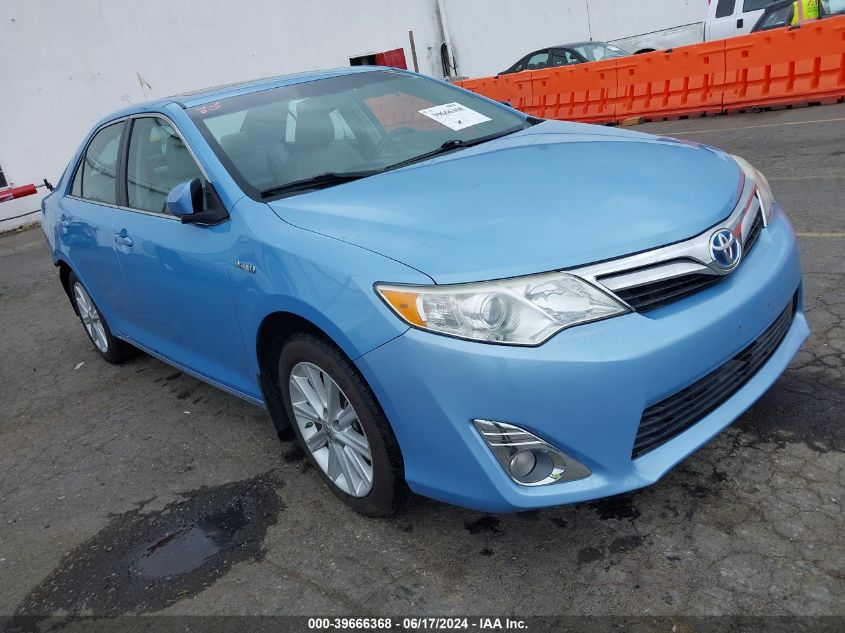 2012 TOYOTA CAMRY HYBRID XLE