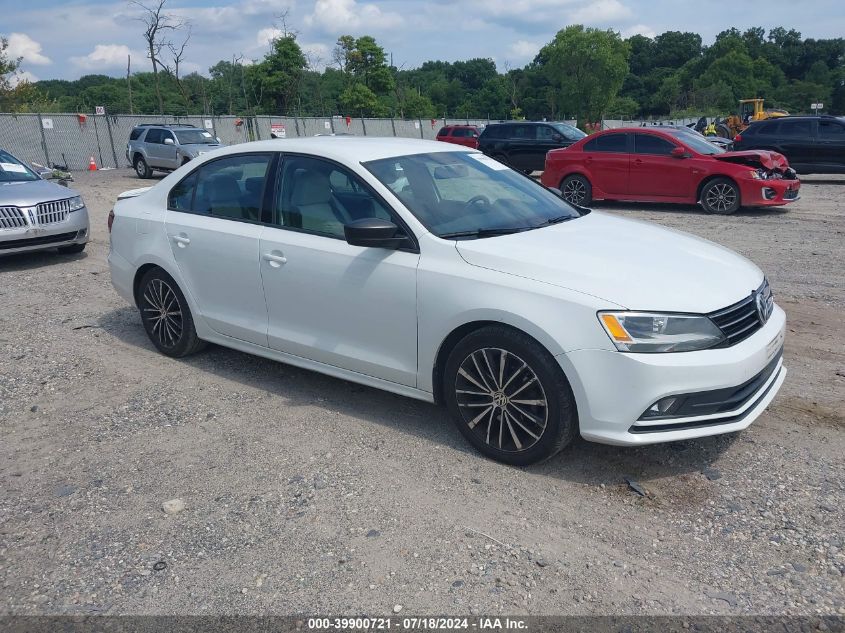 2016 VOLKSWAGEN JETTA 1.8T SPORT