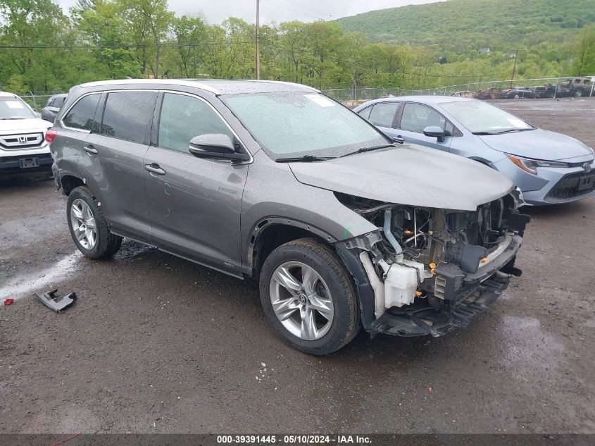 2017 TOYOTA HIGHLANDER HYBRID LIMITED