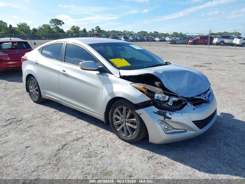 2015 HYUNDAI ELANTRA SE