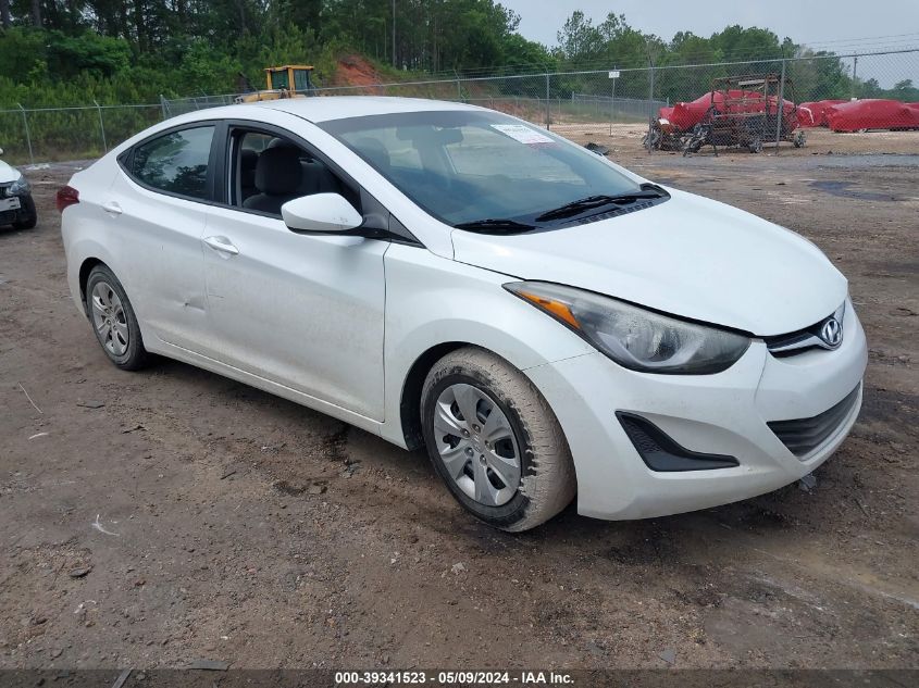 2016 HYUNDAI ELANTRA SE