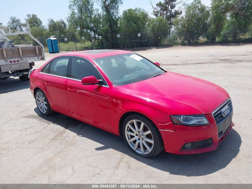 2010 AUDI A4 2.0T PREMIUM