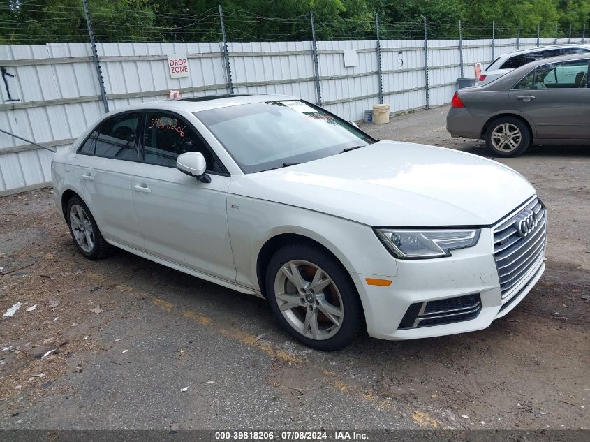 2018 AUDI A4 2.0T PREMIUM/2.0T TECH PREMIUM