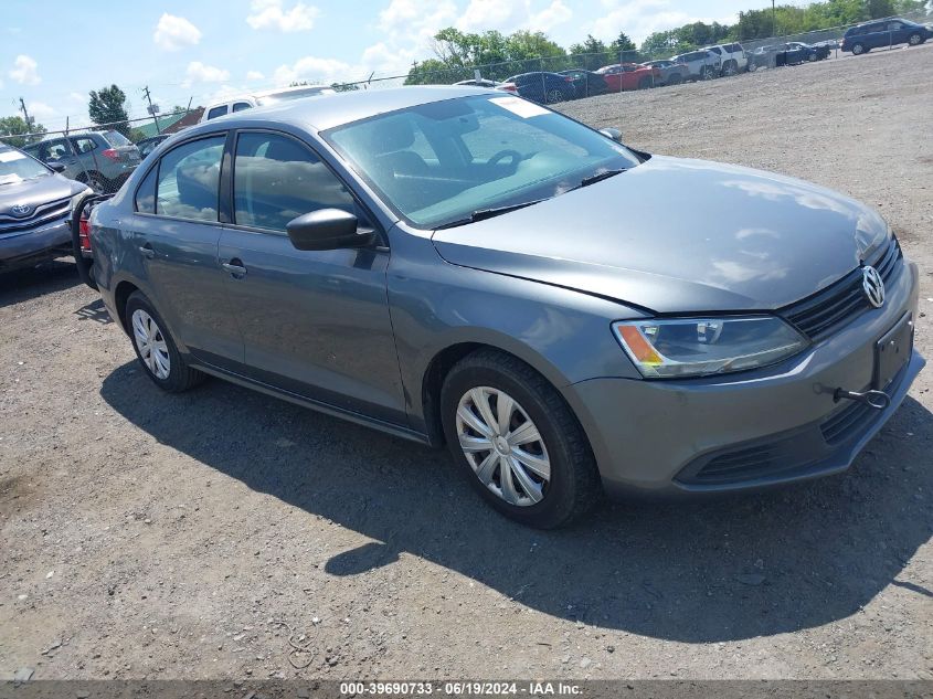 2012 VOLKSWAGEN JETTA 2.0L S