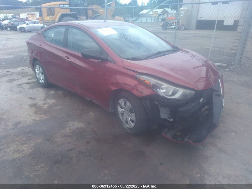 2016 HYUNDAI ELANTRA SE