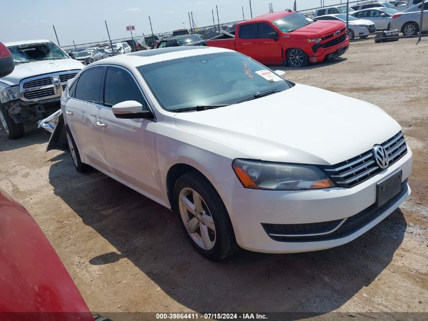 2013 VOLKSWAGEN PASSAT SE