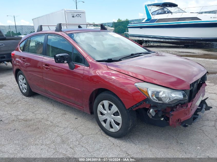 2016 SUBARU IMPREZA 2.0I