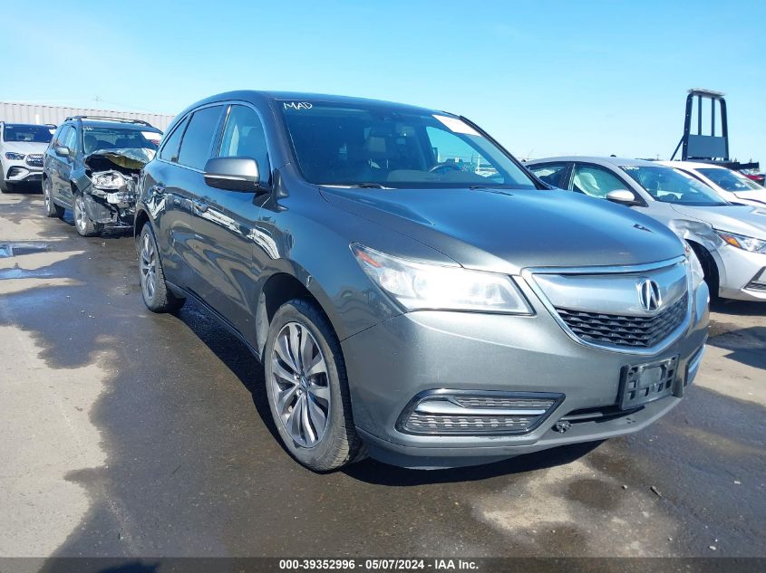 2014 ACURA MDX TECHNOLOGY PACKAGE