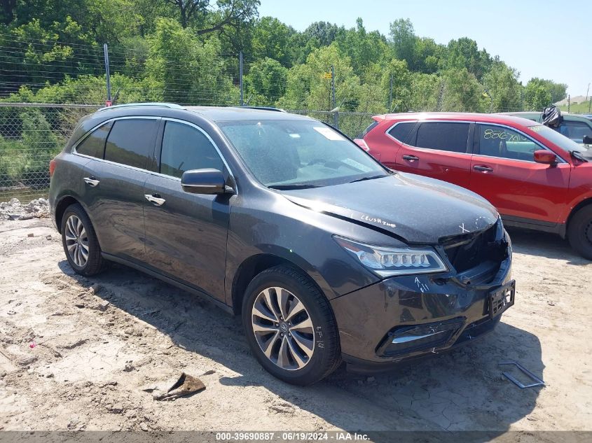 2014 ACURA MDX TECHNOLOGY