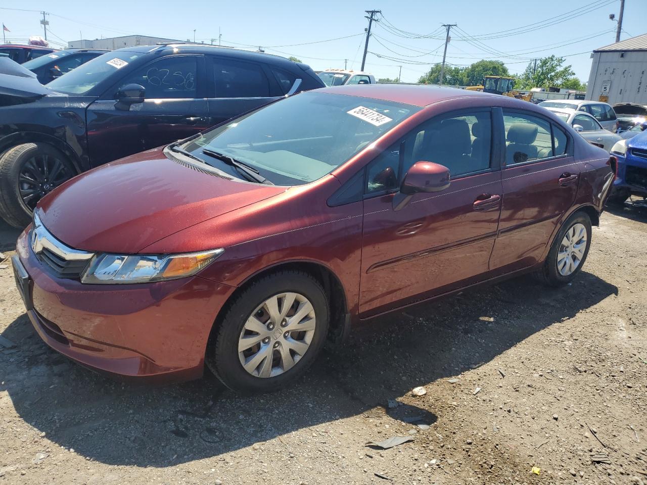 2012 HONDA CIVIC LX