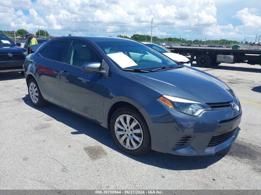 2016 TOYOTA COROLLA LE