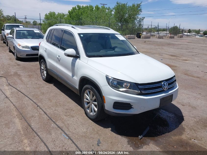 2017 VOLKSWAGEN TIGUAN 2.0T WOLFSBURG EDITION