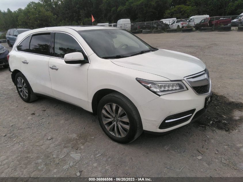 2015 ACURA MDX TECHNOLOGY PACKAGE