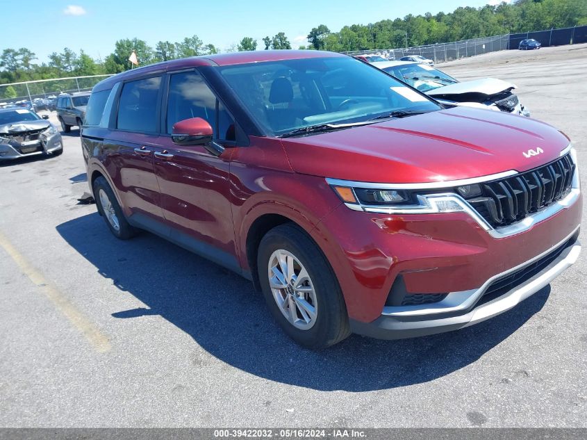 2022 KIA CARNIVAL MPV LX SEAT PACKAGE