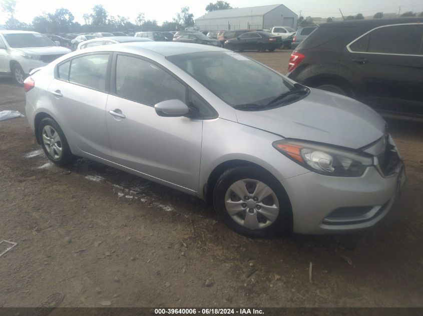 2015 KIA FORTE LX