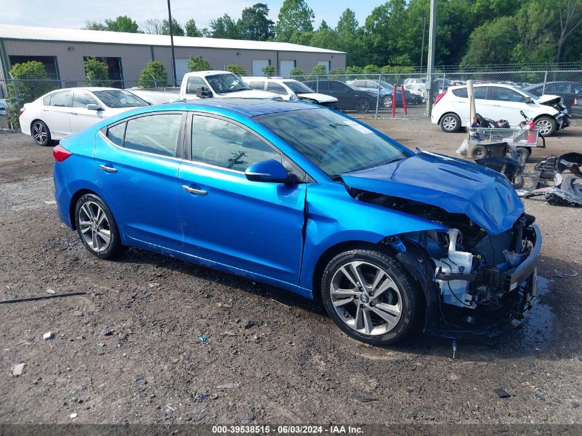 2017 HYUNDAI ELANTRA LIMITED