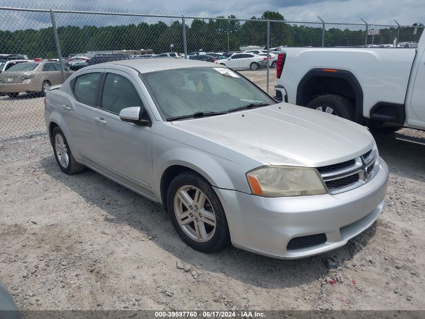 2012 DODGE AVENGER SXT