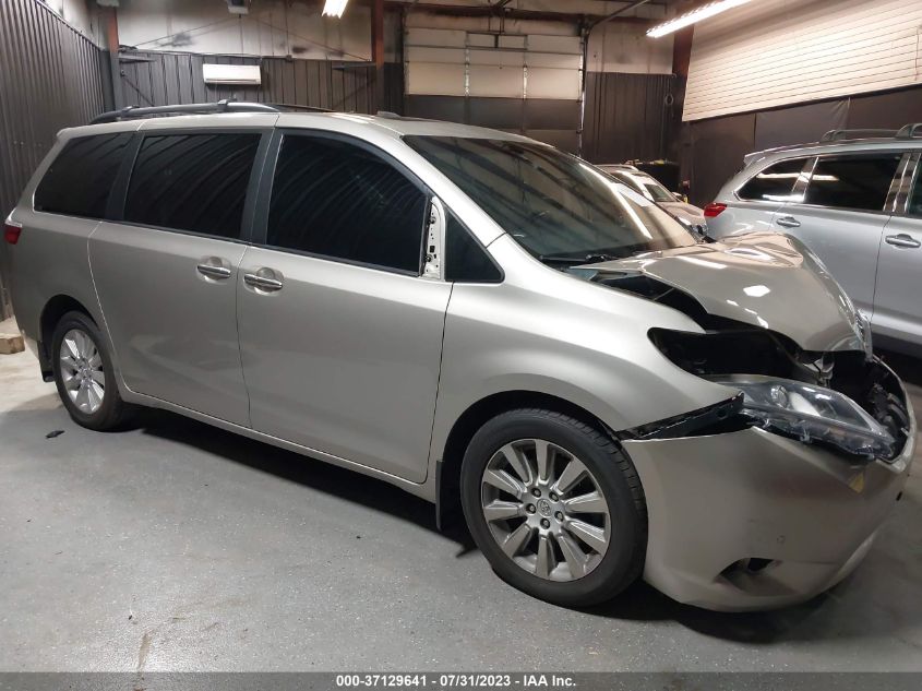 2015 TOYOTA SIENNA LIMITED PREMIUM 7 PASSENGER