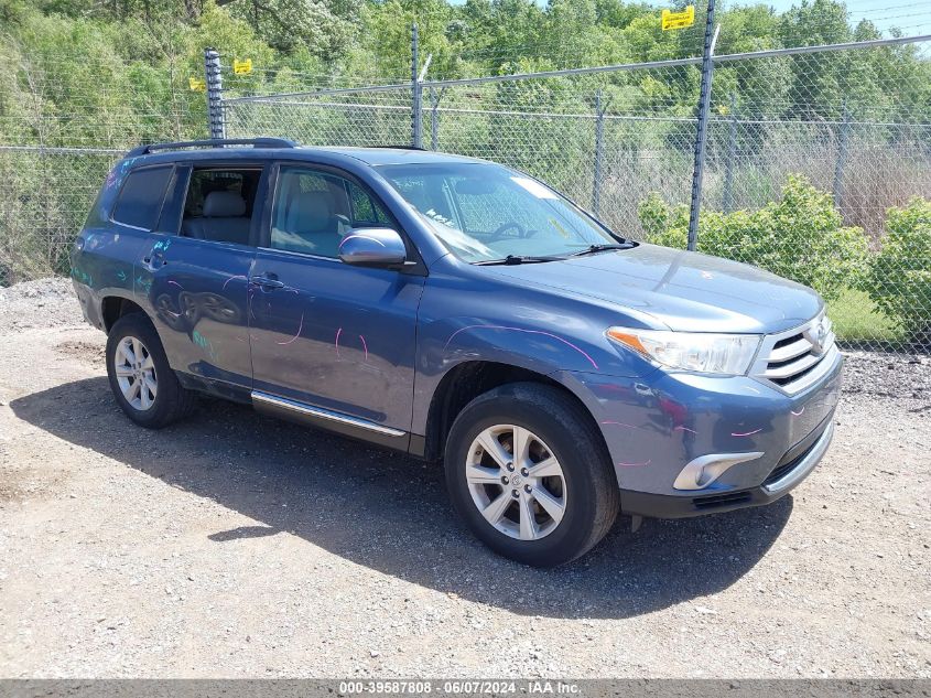 2013 TOYOTA HIGHLANDER SE V6